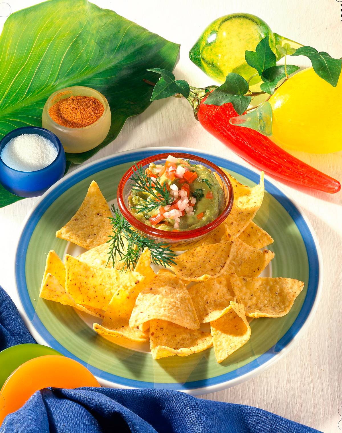 Avocado-Dip und Tortilla-Chips Rezept