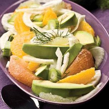 Avocado-Fenchel-Zitrus-Salat Rezept Avocado-Fenchel-Zitrus-Salat Rezept
