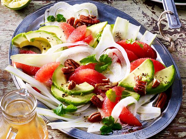 Avocado-Grapefruit-Fenchel-Salat Rezept Avocado-Grapefruit-Fenchel-Salat Rezept
