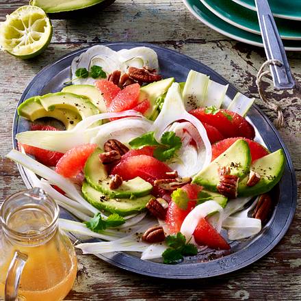 Avocado-Grapefruit-Fenchel-Salat Rezept