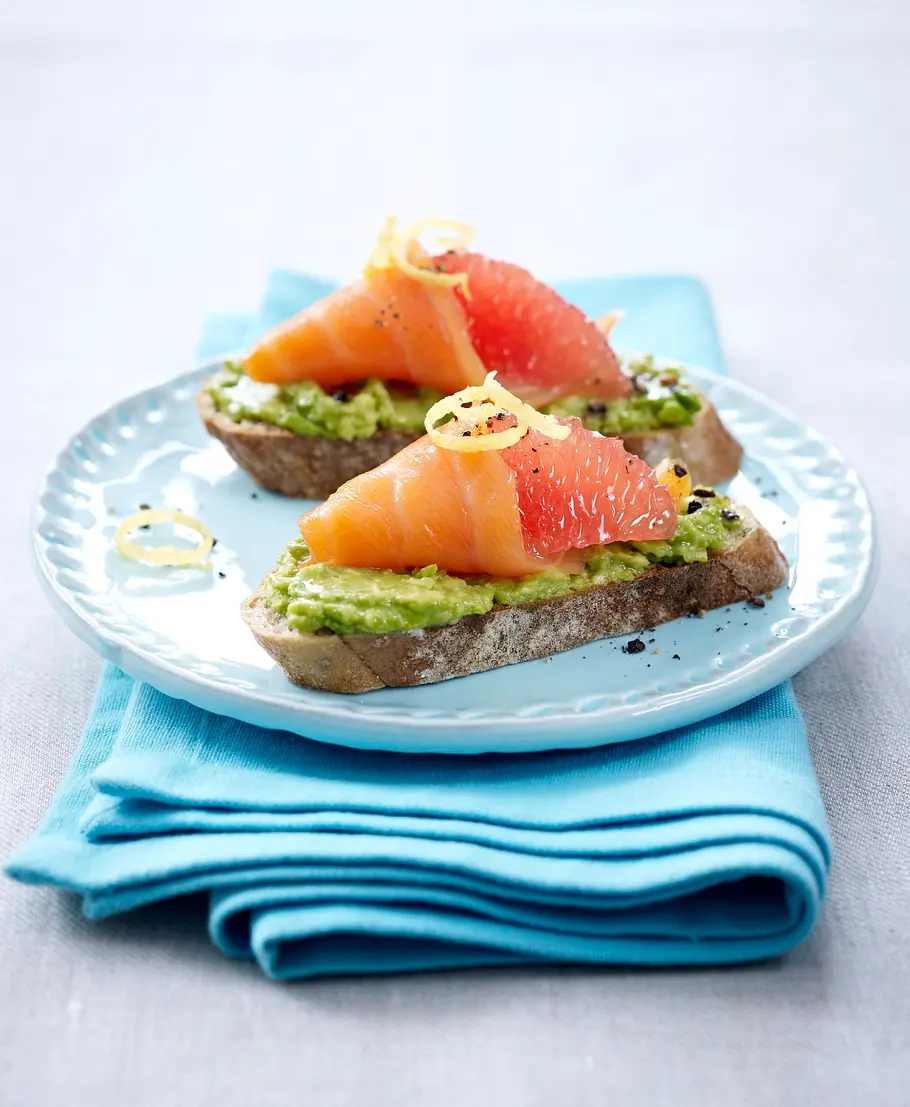 Avocado-Lachs-Canapées Rezept