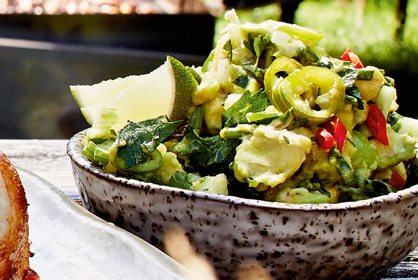 Avocado-Zwiebel-Salsa Rezept Avocado-Zwiebel-Salsa Rezept