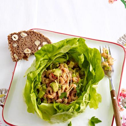 Avocadokrabben im Kopfsalat Rezept Avocadokrabben im Kopfsalat Rezept