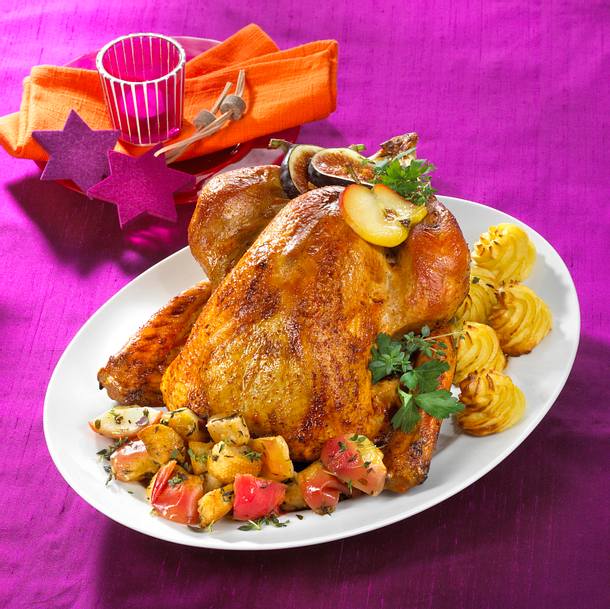 Babyputer mit Apfel-Brotfüllung und Herzoginkartoffeln Rezept Babyputer mit Apfel-Brotfüllung und Herzoginkartoffeln Rezept