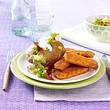 Backkartoffel mit Fischstäbchen und Rote Bete Salat Rezept - Foto: Stellmach, Peter