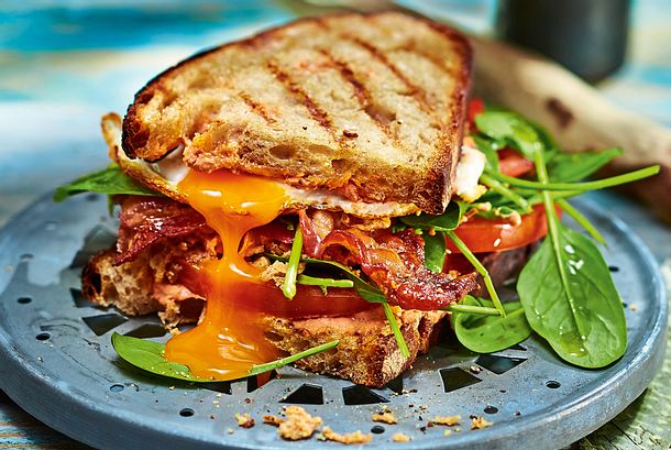 "Bacon & Ei druff"-Stulle Rezept
