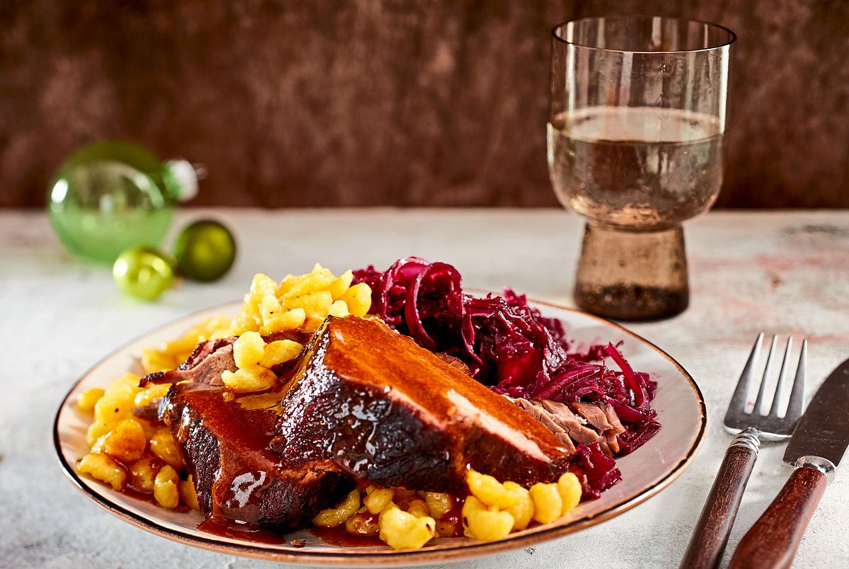 Badischer Sauerbraten (der ohne Rosinen) Rezept