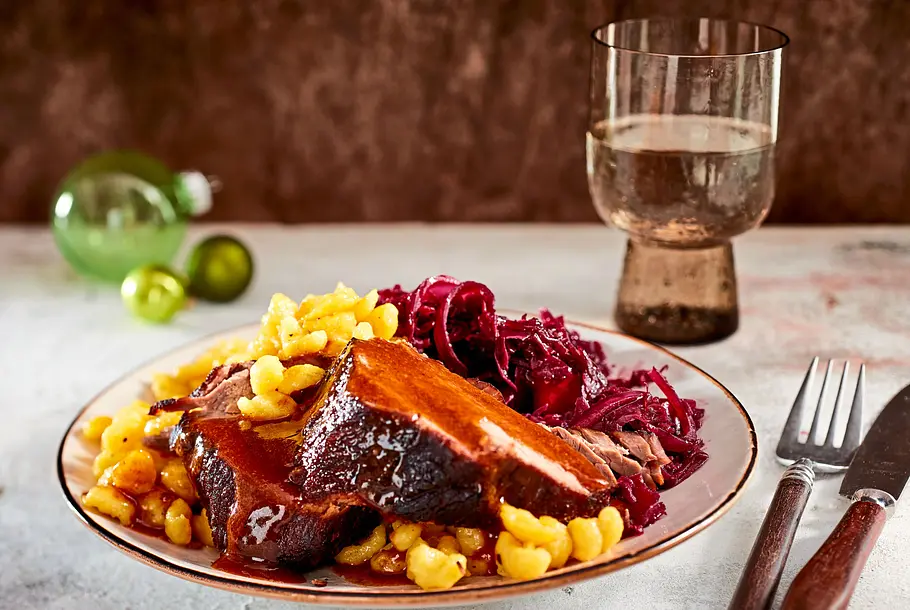Badischer Sauerbraten (der ohne Rosinen) Rezept Badischer Sauerbraten (der ohne Rosinen) Rezept