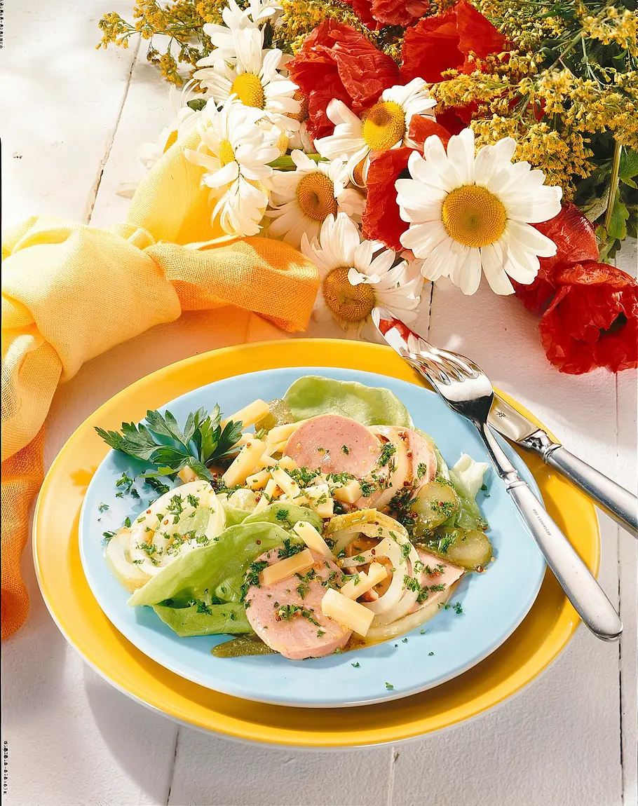 Badischer Wurstsalat Rezept Badischer Wurstsalat Rezept