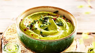Bärlauch-Hummus Rezept - Foto: LECKER @ Bauer Media Group