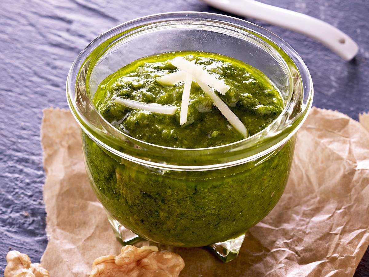 WalnussBärlauch Walnuss Pesto Rezept