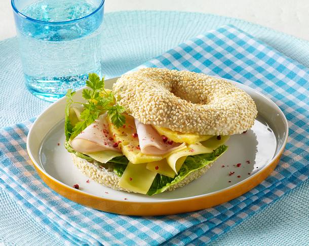 Bagel Hawaii Rezept Bagel Hawaii Rezept