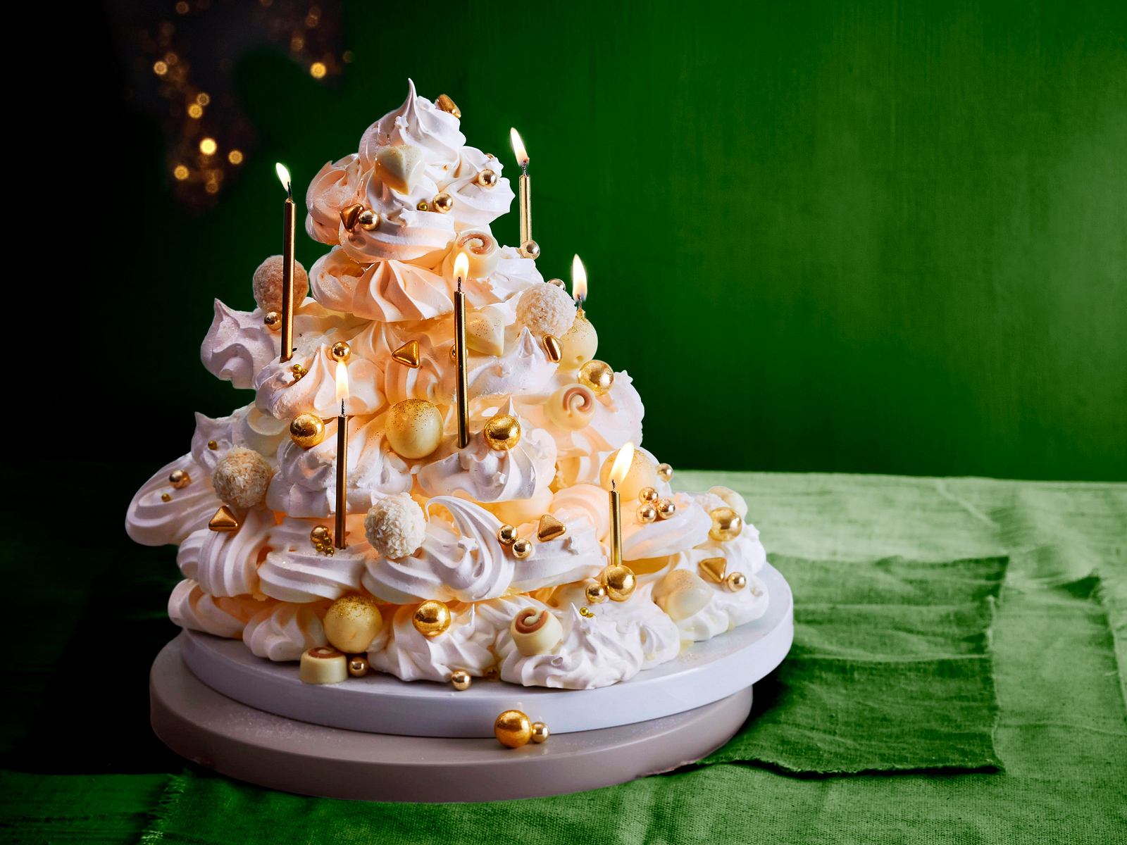 Baiser Bäumchen Rezept | LECKER