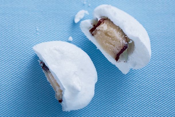 Baiser mit Marzipan Rezept Baiser mit Marzipan Rezept