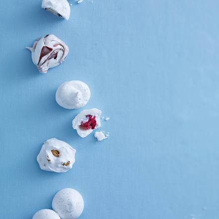 Baiser mit Marzipan Rezept