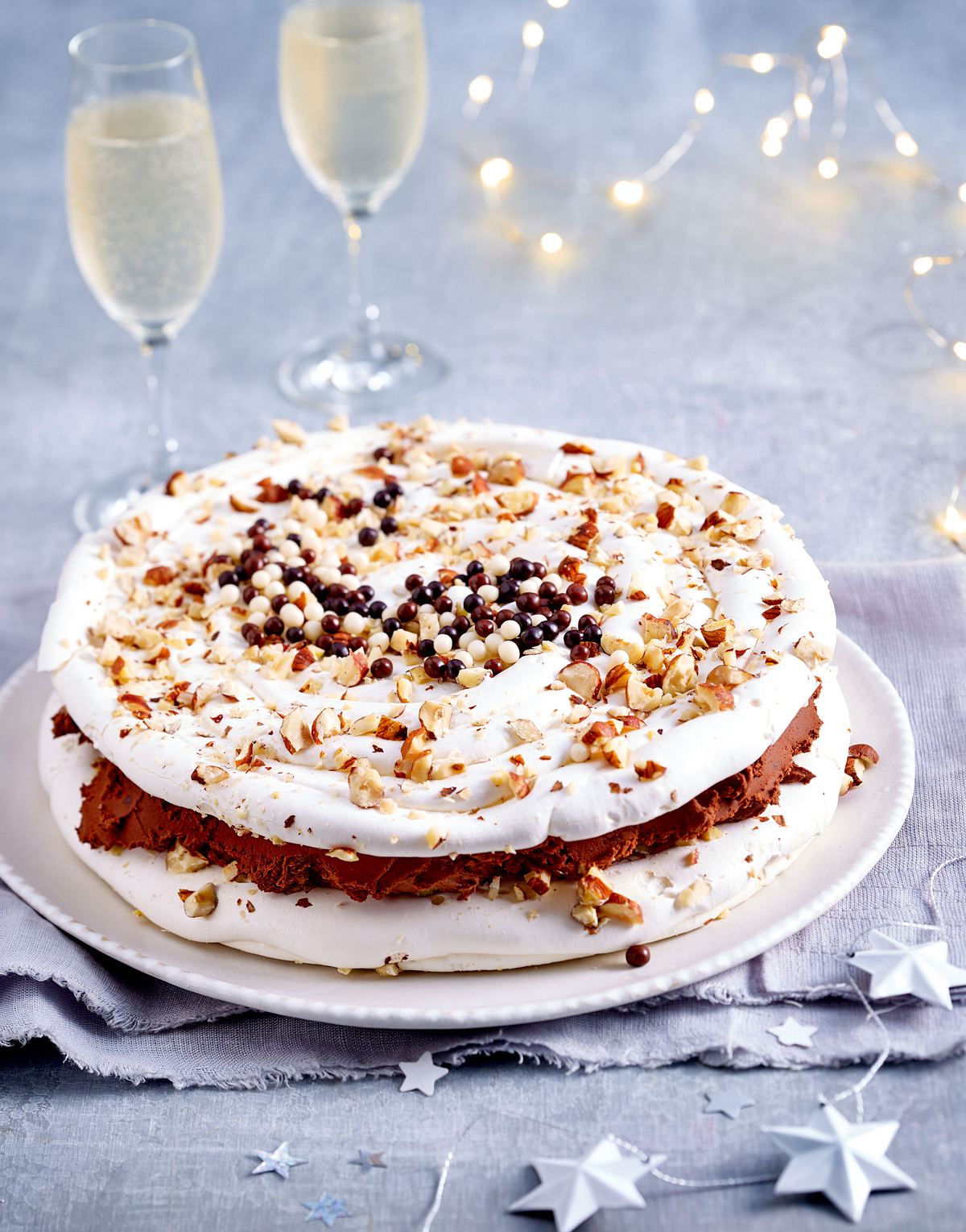 Baiser-Schokoladen-Torte Rezept