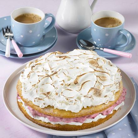 Baisertorte mit Beerenmischung Rezept Baisertorte mit Beerenmischung Rezept