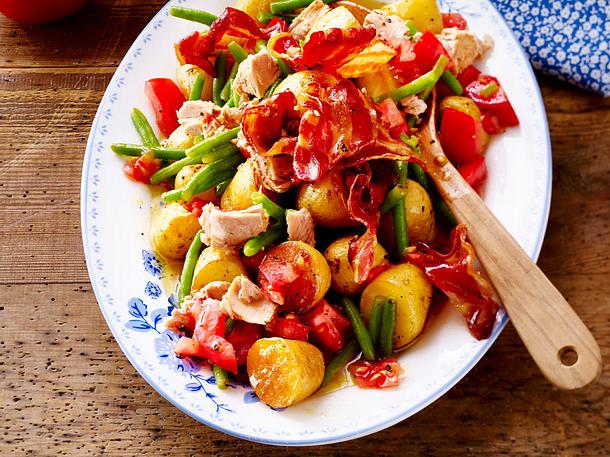 Baked-Potatoe-Salat mit Thunfisch Rezept Baked-Potatoe-Salat mit Thunfisch Rezept