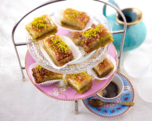 Baklava mit Pistazien Rezept Baklava mit Pistazien Rezept