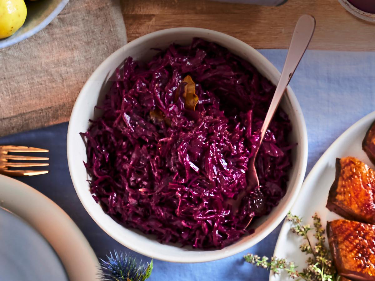 Balsamico-Pflaumen-Rotkohl Rezept