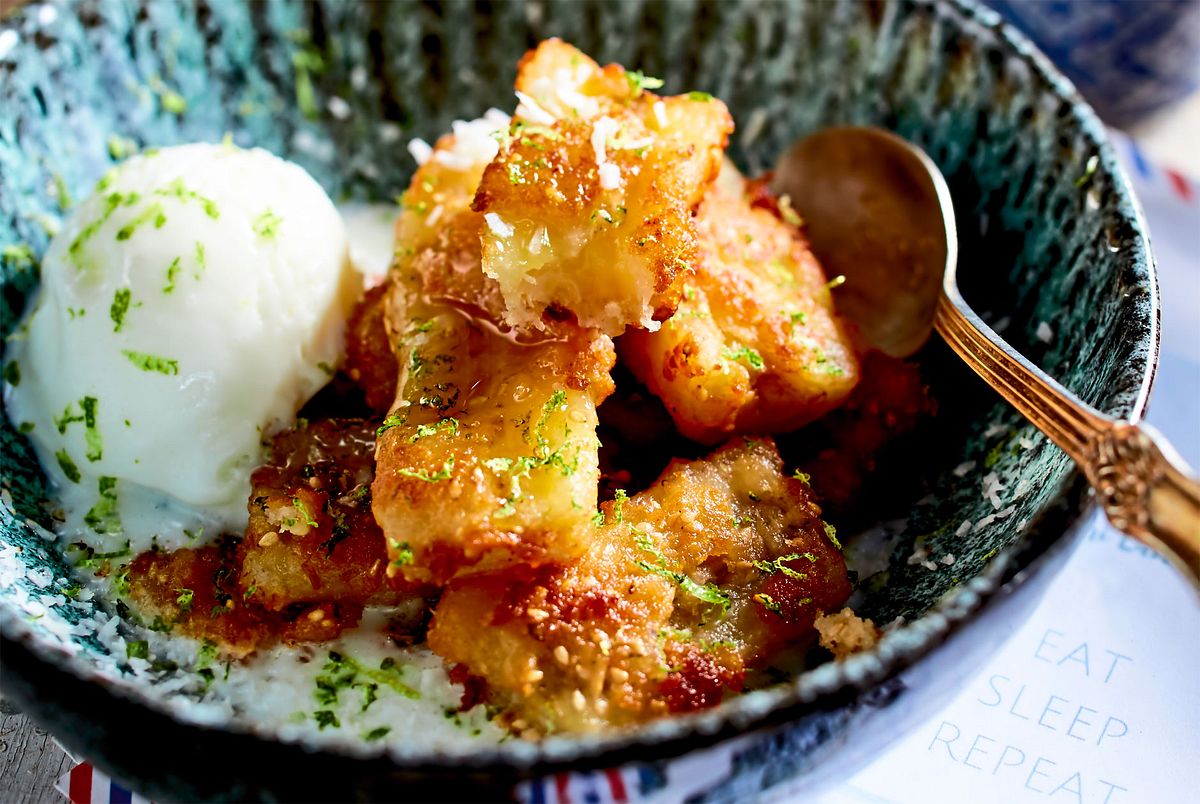 Banana-Beignets mit Knusperkruste Rezept