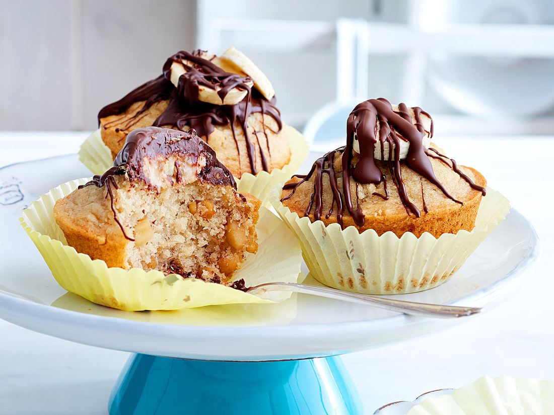 Banana-Erdnuss-Muffins Rezept | LECKER