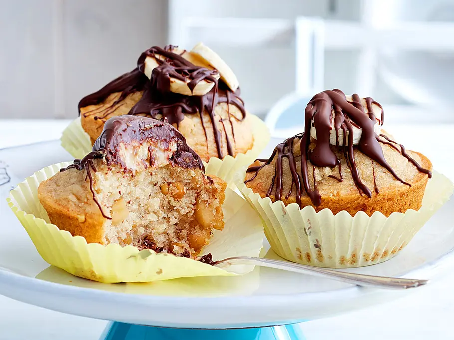 Banana-Erdnuss-Muffins Rezept Banana-Erdnuss-Muffins Rezept