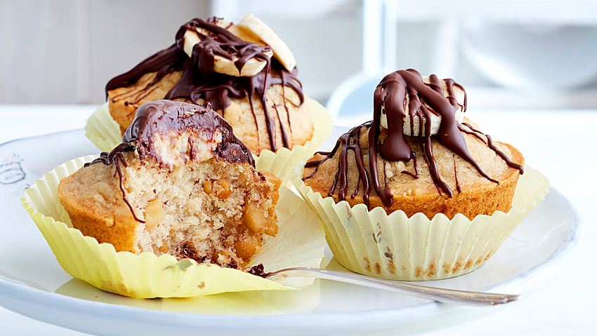 Vegane Muffins: Erdnuss-Banana-Muffins - Foto: House of Food / Bauer Food Experts KG