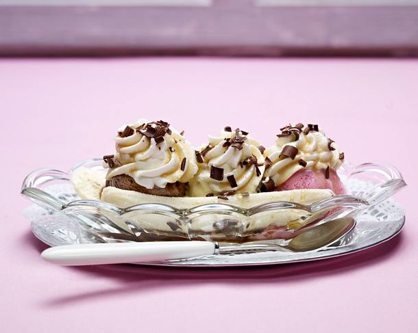 Banana Split Rezept Banana Split Rezept