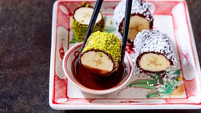 Banana-Sushi Rezept - Foto: LECKER @ Bauer Media Group