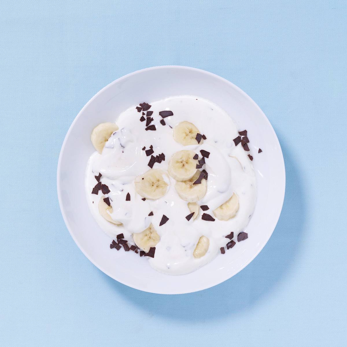 Banane mit Stracciatella-Dickmilch Rezept