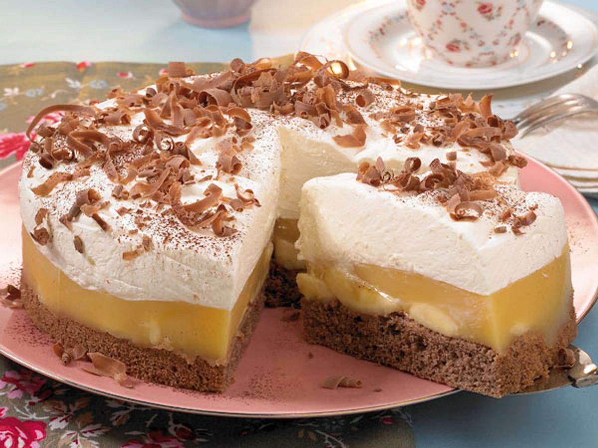 Bananen-Eierlikör-Torte Rezept