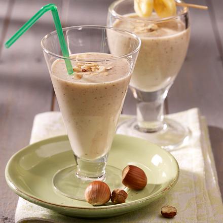 Bananen-Haselnuss-Shake Rezept Bananen-Haselnuss-Shake Rezept