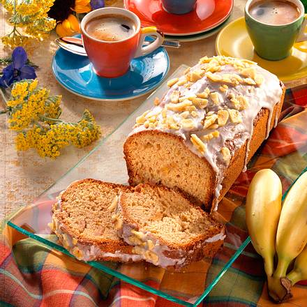 Bananen- Kastenkuchen Rezept Bananen- Kastenkuchen Rezept