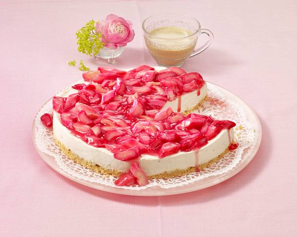 Bananen-Rhabarber-Cheesecake Rezept