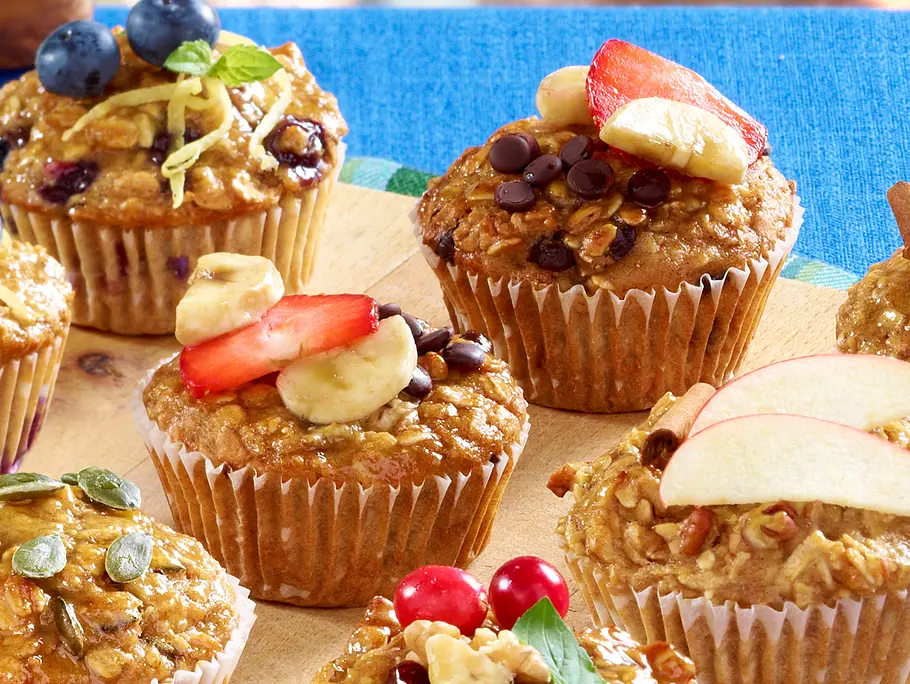Bananen-Schoko-Frühstücksmuffins Rezept Bananen-Schoko-Frühstücksmuffins Rezept