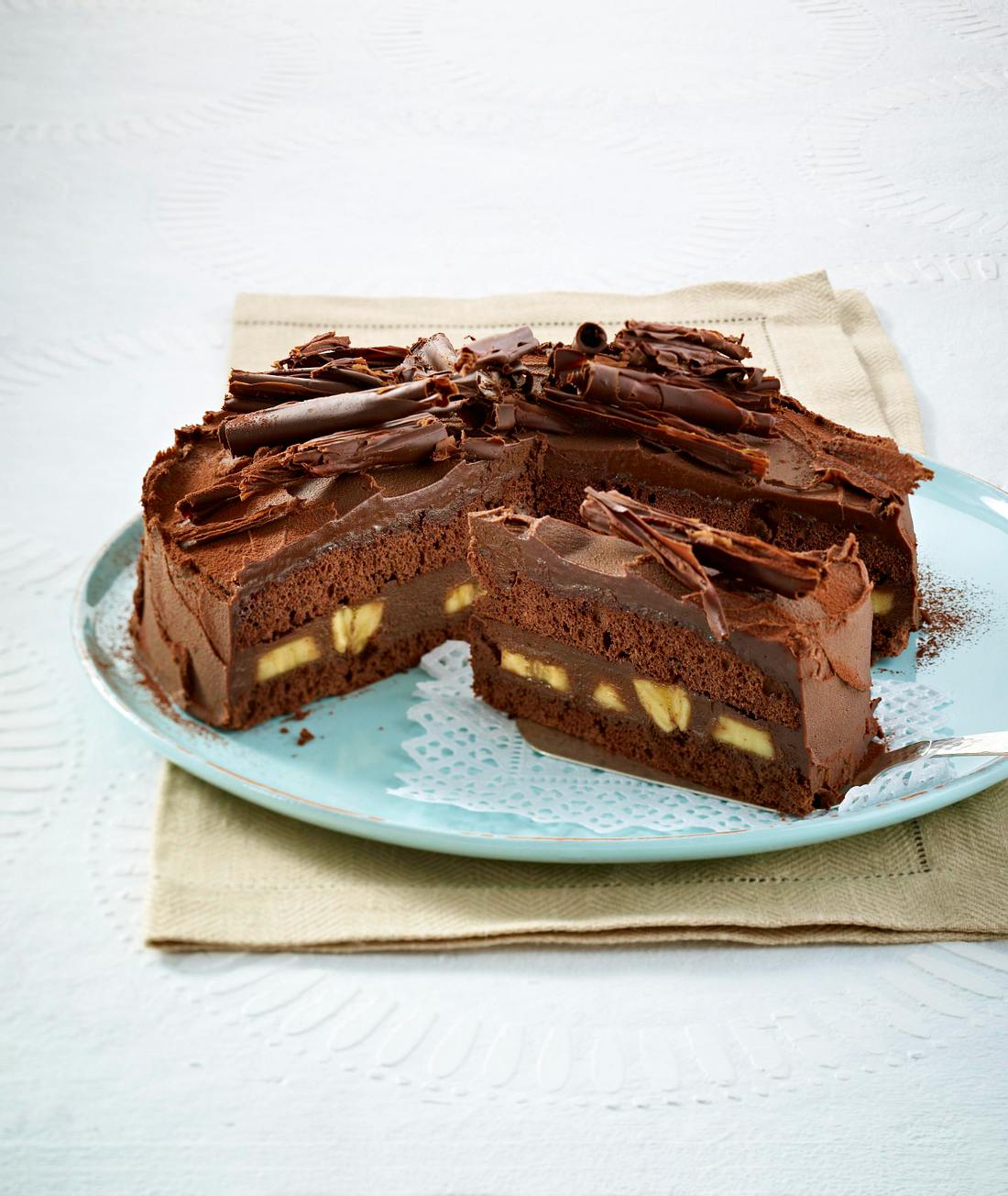 Bananen-Schokotorte Rezept | LECKER
