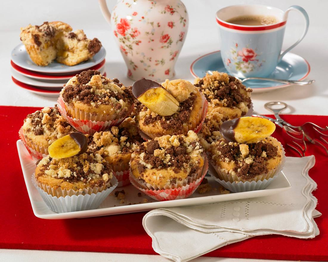 Bananen-Streusel-Muffins (Diabetiker) Rezept | LECKER Bananen-Streusel-Muffins (Diabetiker) Rezept | LECKER