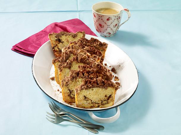 Bananenkuchen mit Kakao-Streuseln Rezept Bananenkuchen mit Kakao-Streuseln Rezept