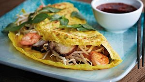 Bánh xèo - Crêpes mit Garnelen und Schweinebauch Rezept - Foto: House of Food / Bauer Food Experts KG