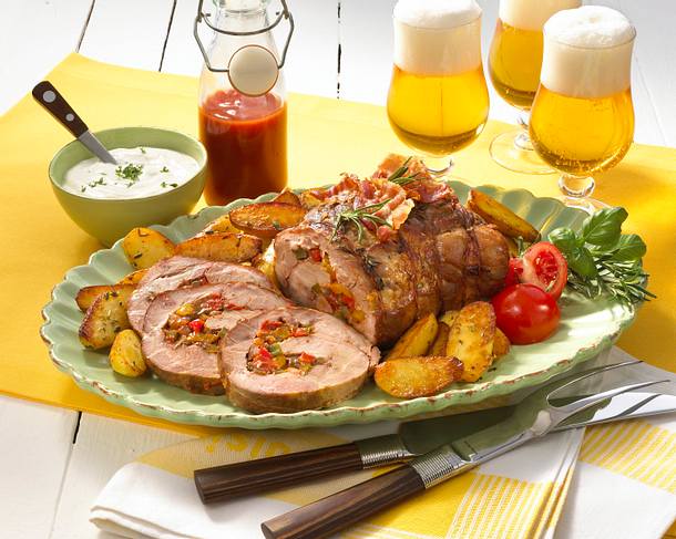 Barbecue-Rollbraten Rezept Barbecue-Rollbraten Rezept