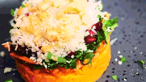 Batata-Pü-Törtchen mit Cashew-Parmesan-Haube Rezept - Foto: House of Food / Bauer Food Experts KG