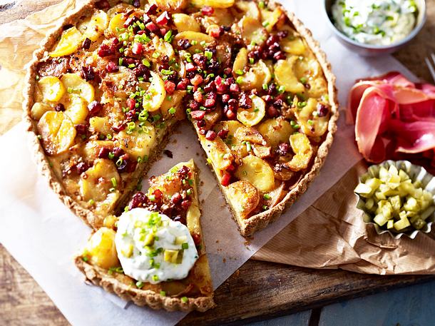 Bauernfrühstückquiche Rezept Bauernfrühstückquiche Rezept
