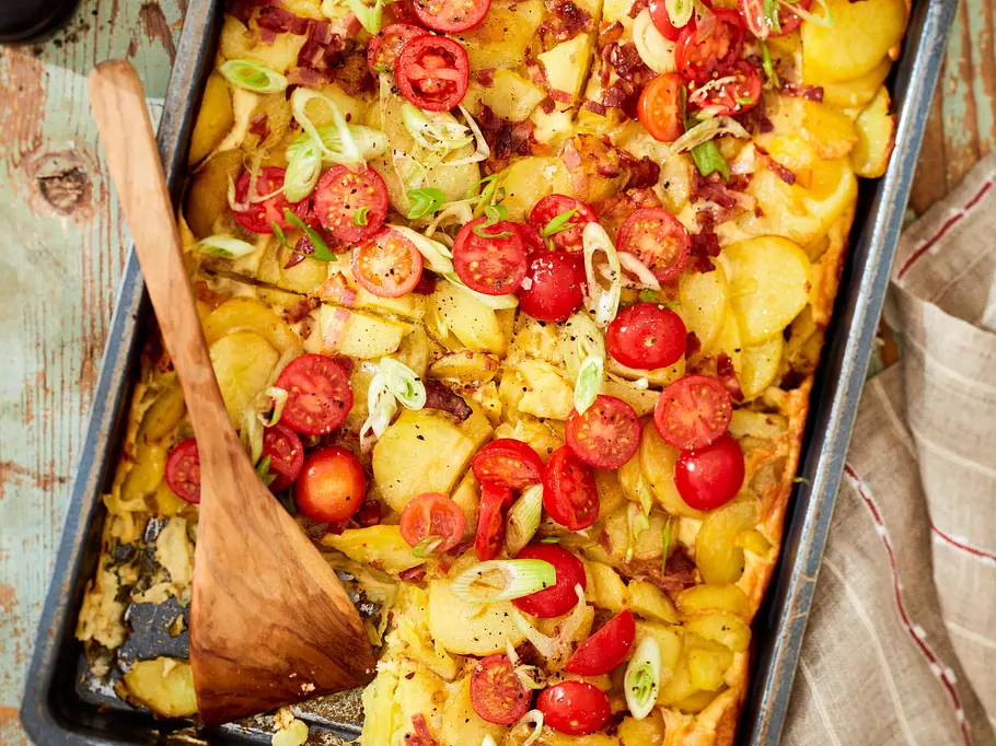 Bauernfrühstück vom Blech Rezept