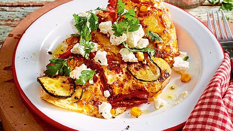 Bauernomelett mit Zucchini Rezept - Foto: House of Food / Bauer Food Experts KG