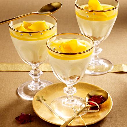 Bayerische Creme mit Mango Rezept