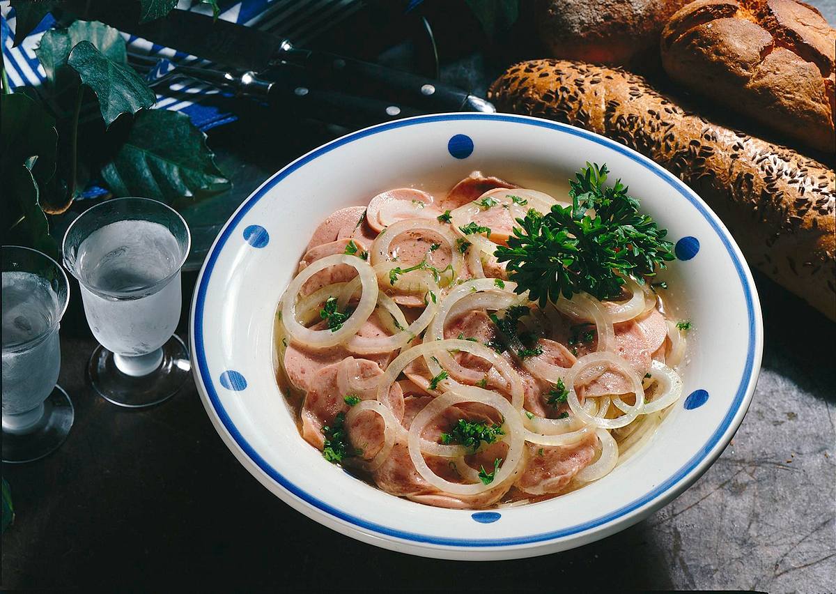 Bayerischer Wurstsalat Rezept