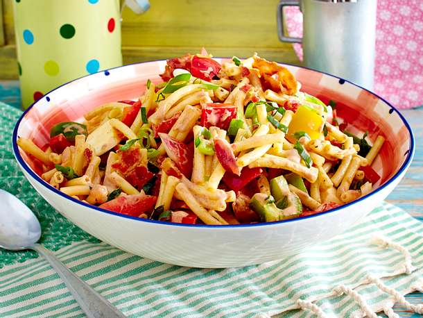 BBQ-Pastasalat Rezept BBQ-Pastasalat Rezept