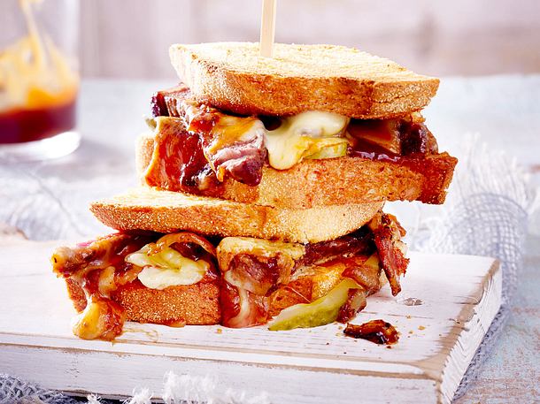 BBQ-Steak-Sandwich Rezept BBQ-Steak-Sandwich Rezept