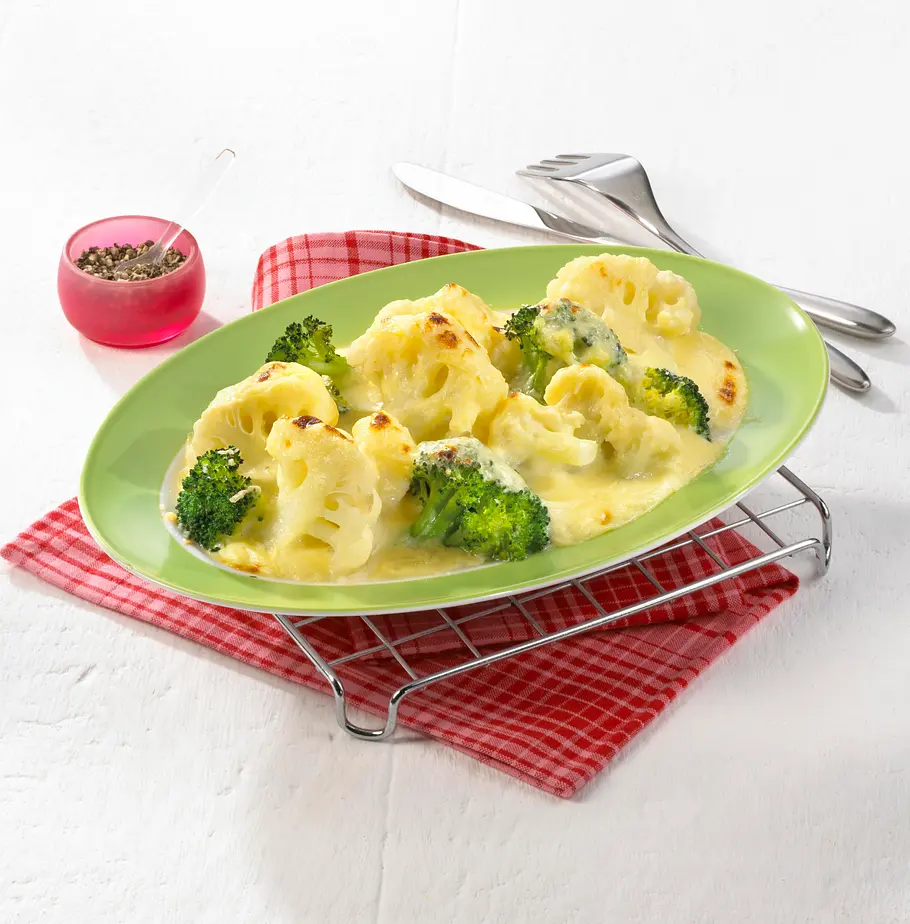 Béchamel-Soße zu Blumenkohl und Broccoli Rezept